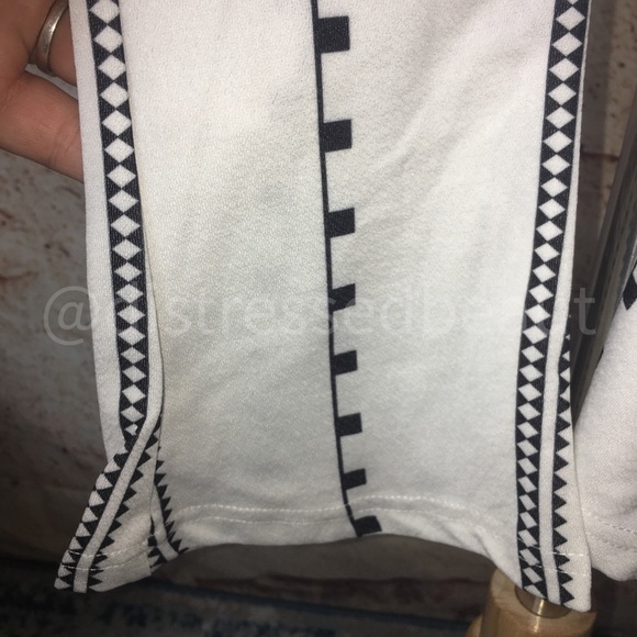 ❌ White Black Retro Barbie 2PC Pant Set - Picture 12 of 16